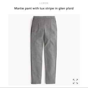 J. Crew Martie Pant with Tux Stripe